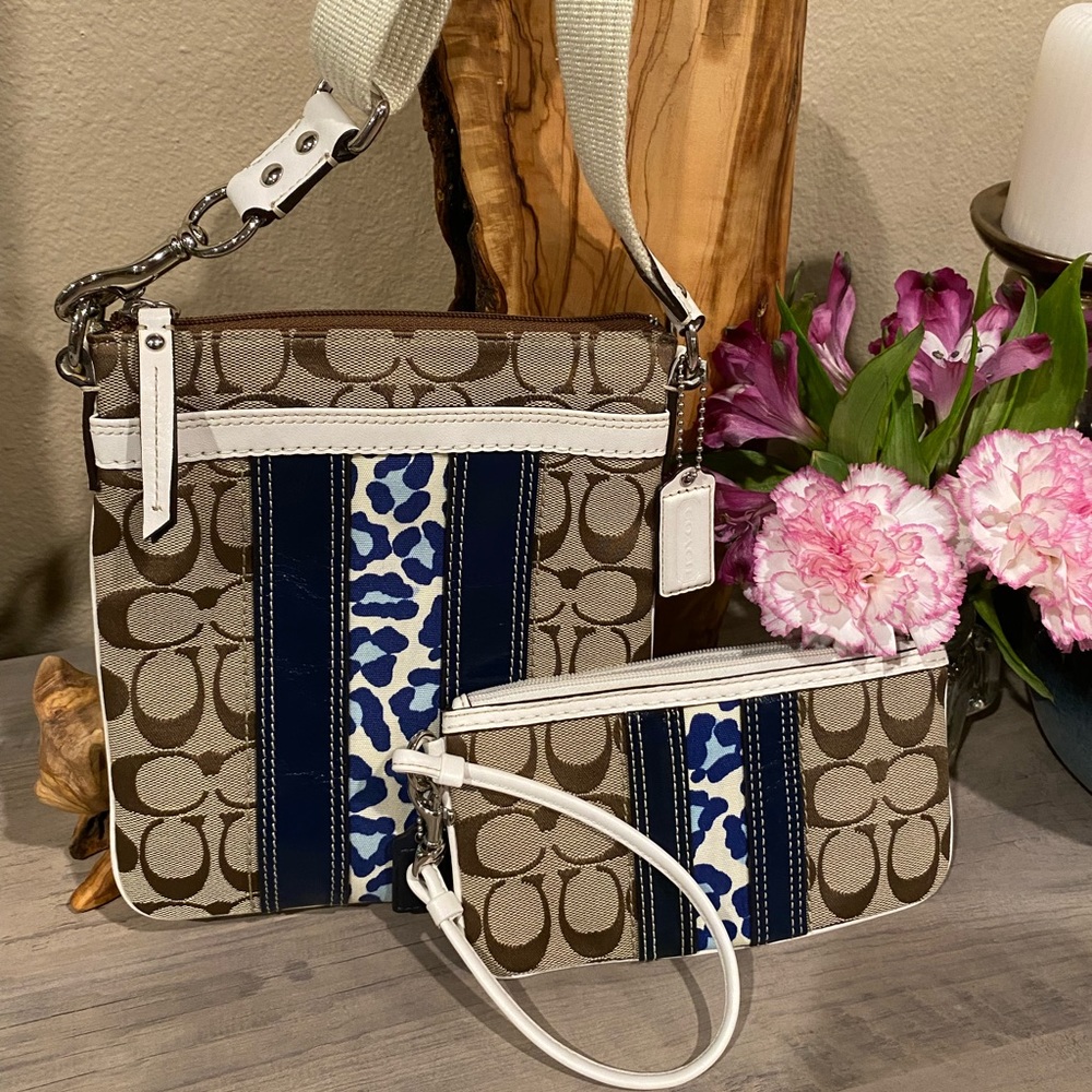 Coach Matching Crossbody and Wristlet